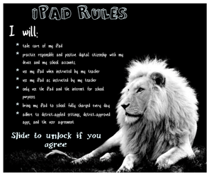iPad Oath Lion