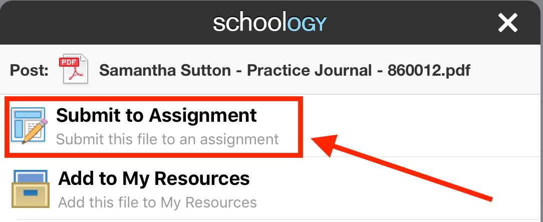 how to add a google doc assignment to schoology